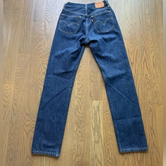 Levi's 501 Men's Straight Jeans in Deep Blue 26x32 y2k trendy 2019 premium - Picture 9 of 10